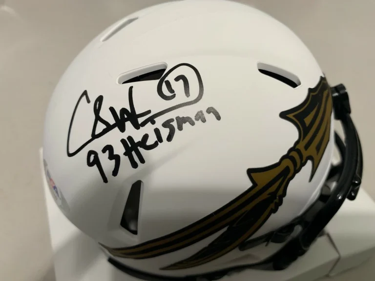 CHARLIE WARD  FLORIDA STATE SEMINOLES 93 HEISMAN PSA AUTHENTICATED LUNAR MINI