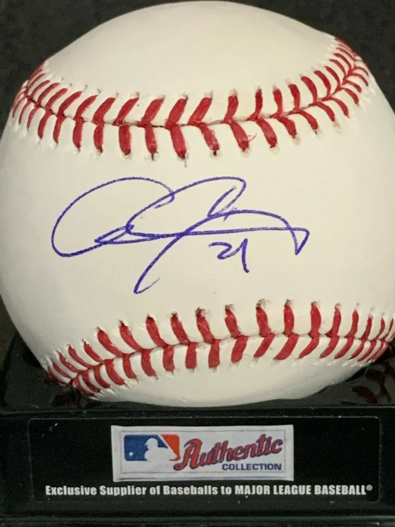 ALLEN CRAIG  ST. LOUIS CARDINALS   SIGNED OML BASEBALL