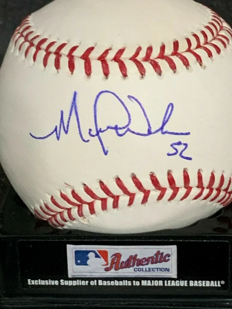 MICHAEL WACHA  ST. LOUIS CARDINALS / TAMPA RAYS   SIGNED OML BASEBALL