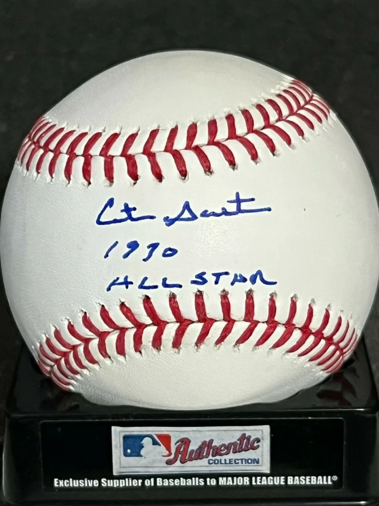 CITO GASTON  SAN DIEGO PADRES  1970 ALL STAR  SIGNED OML BASEBALL