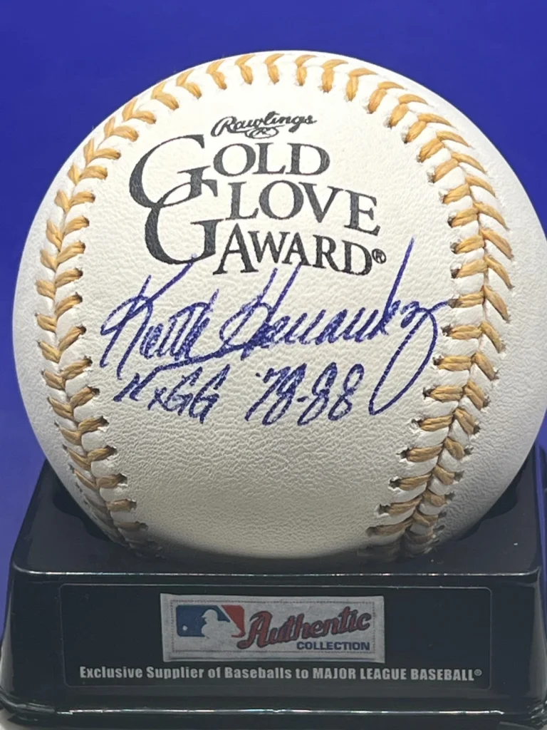 KEITH HERNANDEZ  NEW YORK METS 11 X GG 78-88  SIGNED OML GOLD GLOVE BASEBALL