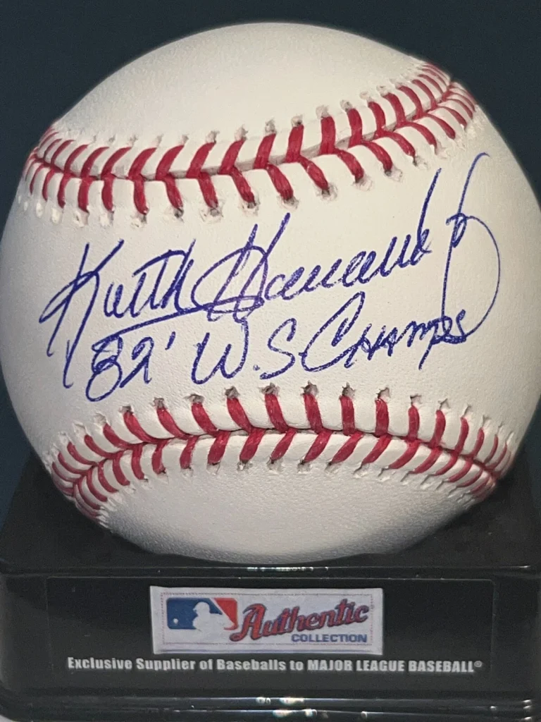 KEITH HERNANDEZ ST. LOUIS CARDINALS 82 WS CHAMPS  PSA AUTHENTIC SIGNED OML BALL