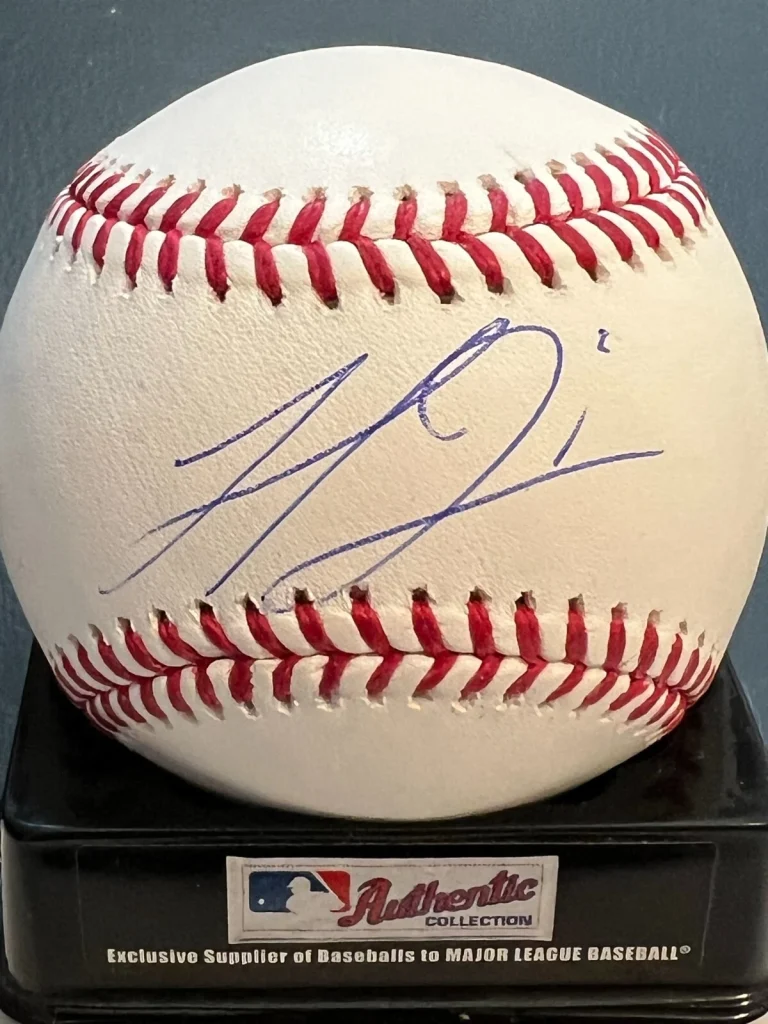 MICHAEL HARRIS  ATLANTA BRAVES   SIGNED OFFICIAL MAJOR LEAGUE BASEBALL