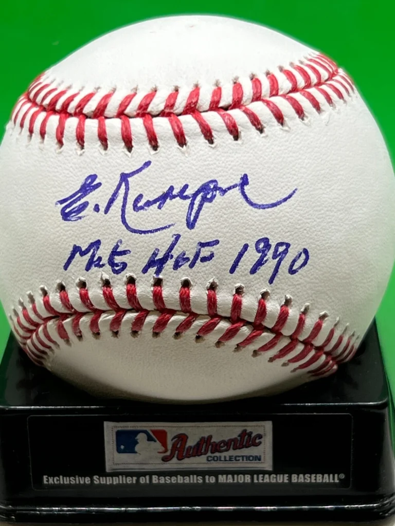 ED KRANEPOOL  NEW YORK METS  HOF 1990  SIGNED OML BASEBALL