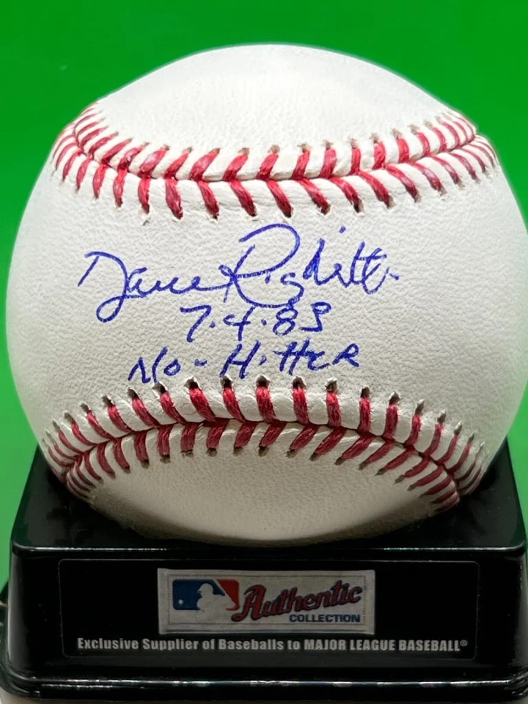 DAVE RIGHETTI NEW YORK YANKEES  NO-HITTER 7-4-83  SIGNED OML BASEBALL