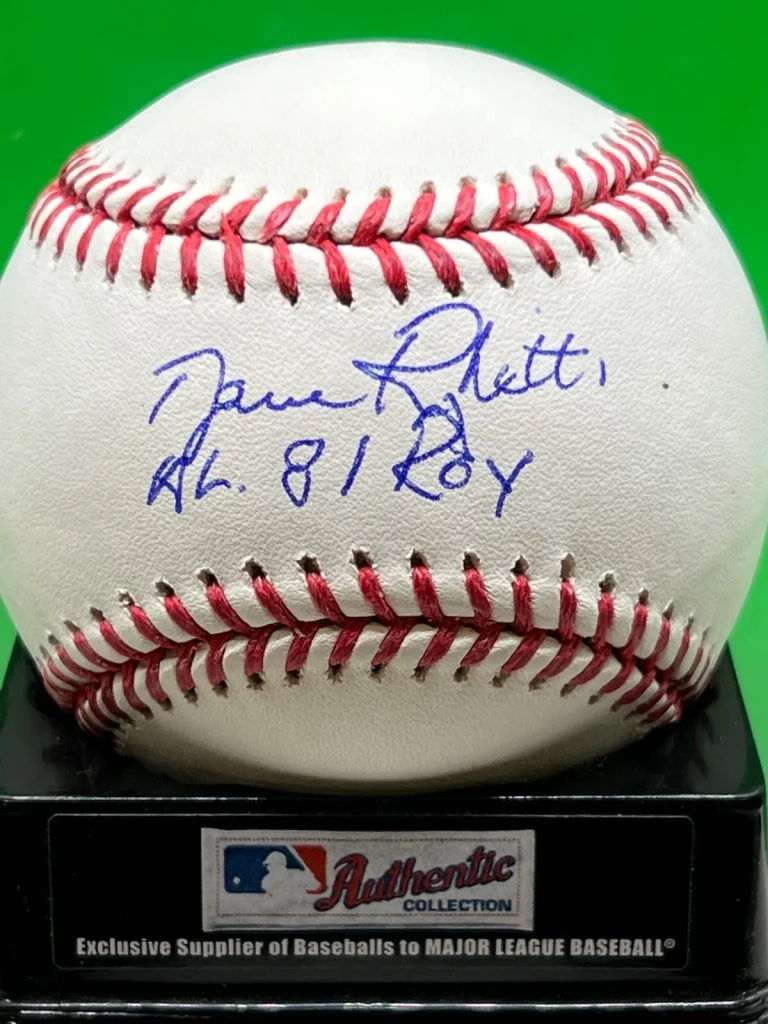 DAVE RIGHETTI NEW YORK YANKEES  1981 AL ROY  SIGNED OML BASEBALL