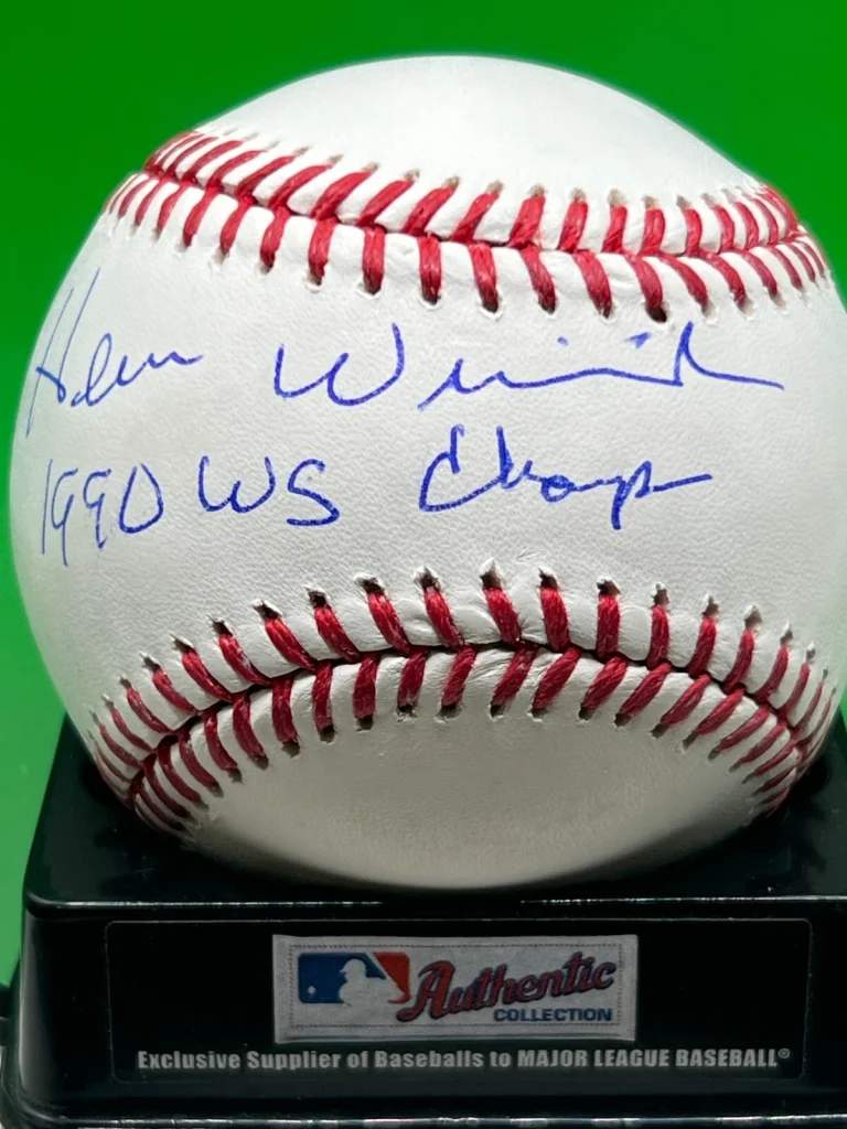 HERM WINNGHAM CINCINNATI REDS  1990 WS CHAMPS  SIGNED OML BASEBALL