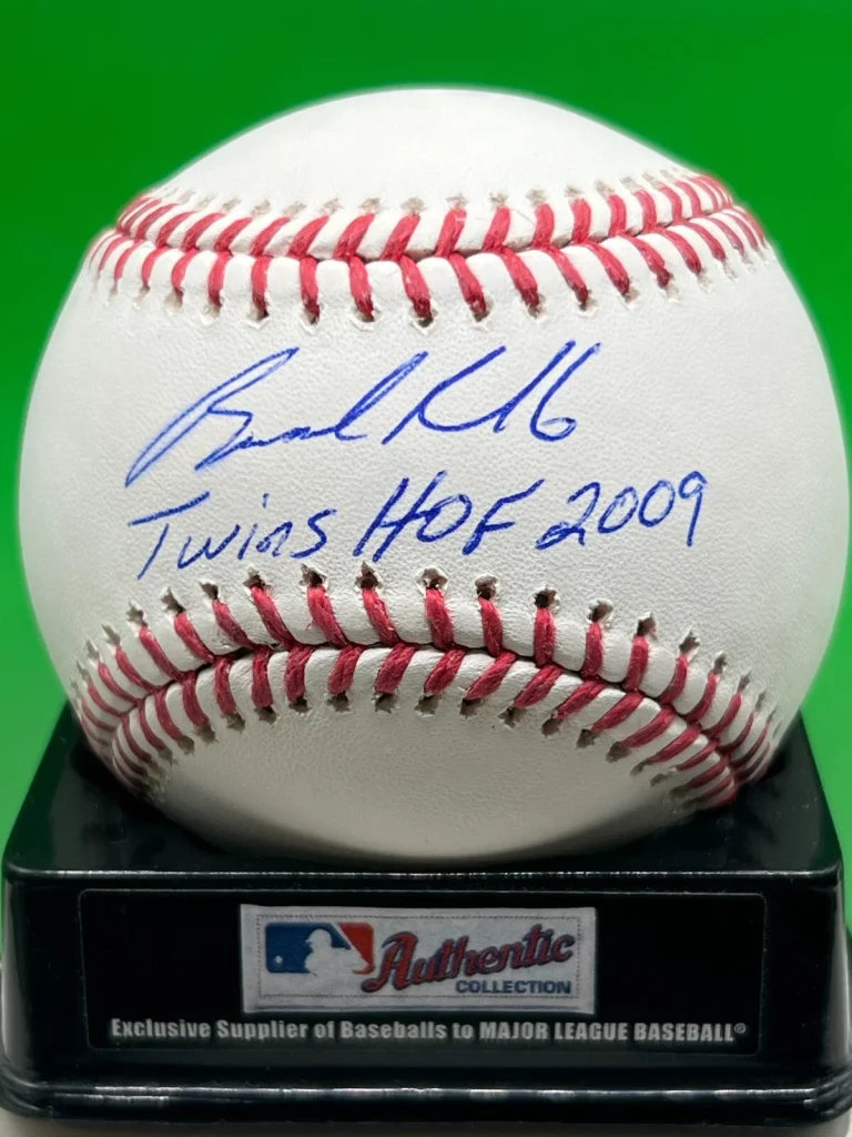 BRAD RADKE  MINNESOTA TWINS  TWINS HOF 2009  SIGNED OML BASEBALL