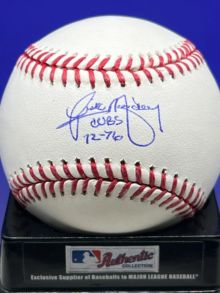RICK MONDAY CHICAGO CUBS 72-76   SIGNED OML BASEBALL