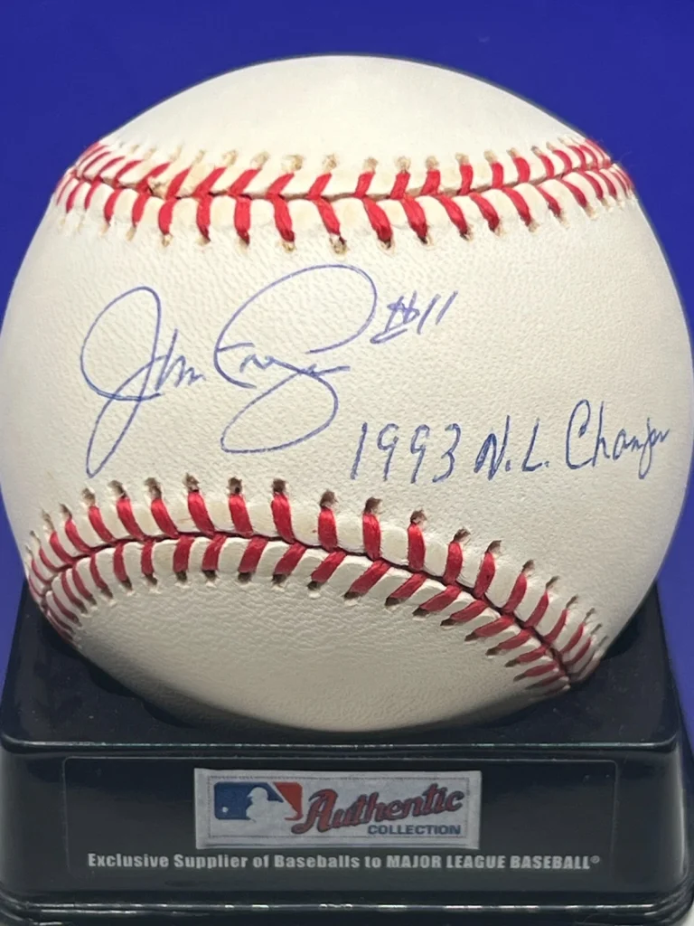 JIM FREGOSI  PHILADELPHIA PHILLIES  1993 NL CHAMPS   SIGNED OML BASEBALL