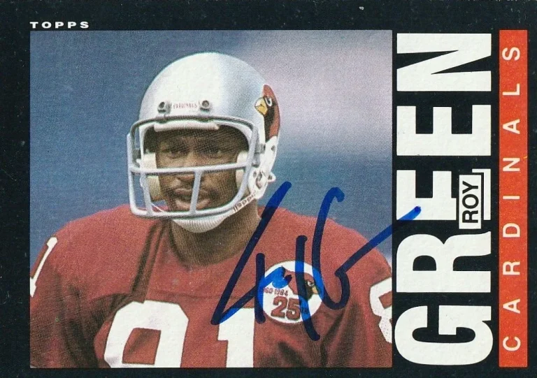 ROY GREEN ST. LOUIS CARDINALS  SIGNED 1985 TOPPS CARD #140