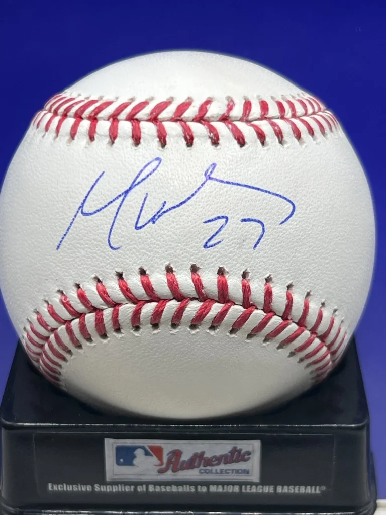 MARK VIENTOS NEW YORK METS  BECKETT AUTHENTICATED  SIGNED OML  BASEBALL