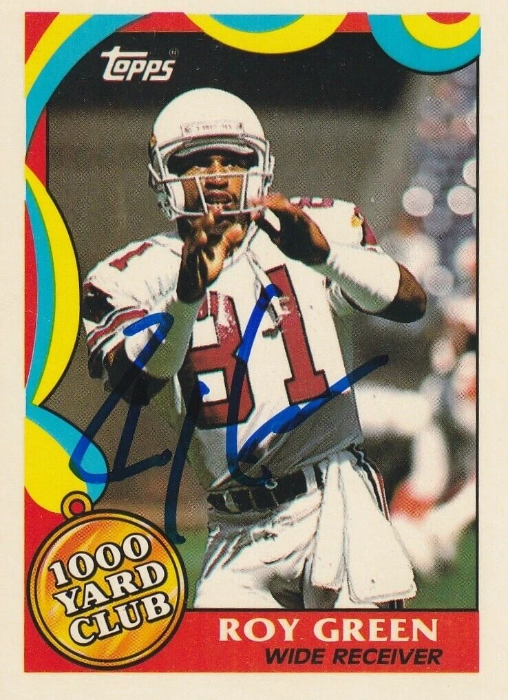 ROY GREEN ST. LOUIS CARDINALS  SIGNED 1989 TOPPS CARD #15