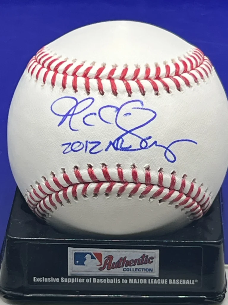 R.A. DICKEY NEW YORK METS 2012 NL CY  JSA AUTHENTICATED  SIGNED OML BALL
