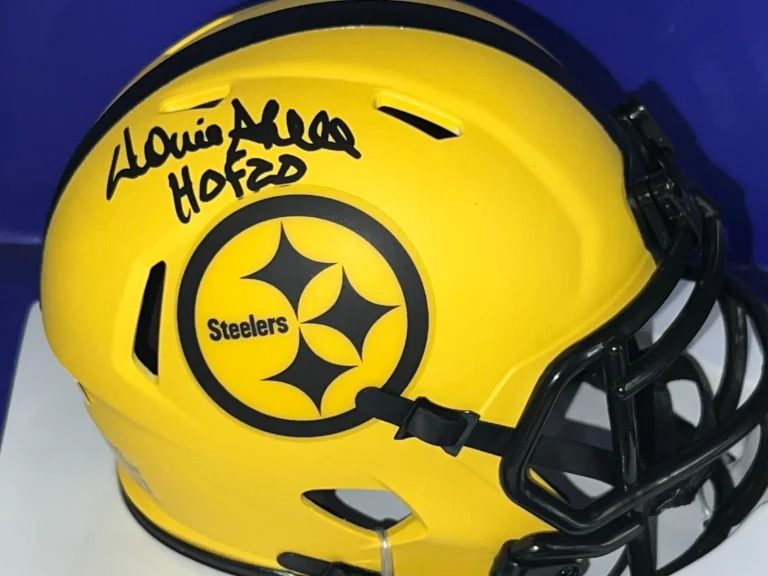 DONNIE SHELL PITTSBURGH STEELERS HOF 20  JSA AUTHENTICATED  RAVE SIGNED MINI