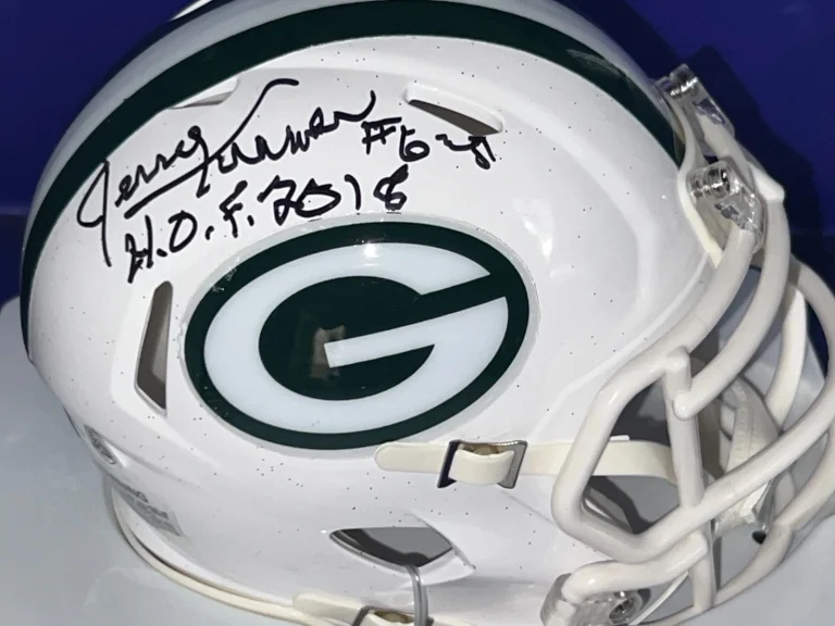 JERRY KRAMER GREEN BAY PACKERS HOF 2018  JSA AUTHENTICATED ALT SIGNED MINI