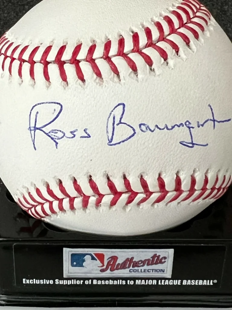 ROSS BAUMGARTEN  CHICAGO WHITE SOX / PITTSBURGH PIRATES  SIGNED OML BASEBALL