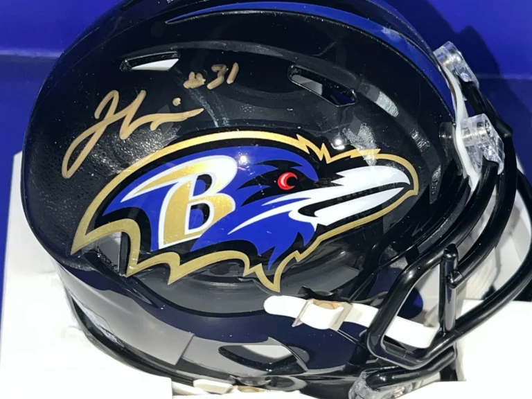 JAMAL LEWIS BALTIMORE RAVENS PSA AUTHENTICATED SIGNED MINI HELMET