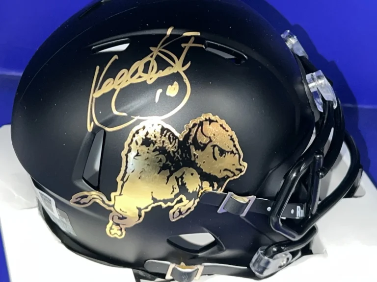 KORDELL STEWART COLORADO BUFFALO BECKETT AUTHENTICATED SIGNED MINI HELMET