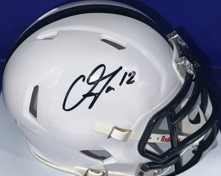 CHRIS GODWIN PENN STATE NITTANY LIONS  JSA AUTHENTICATED SIGNED MINI HELMET
