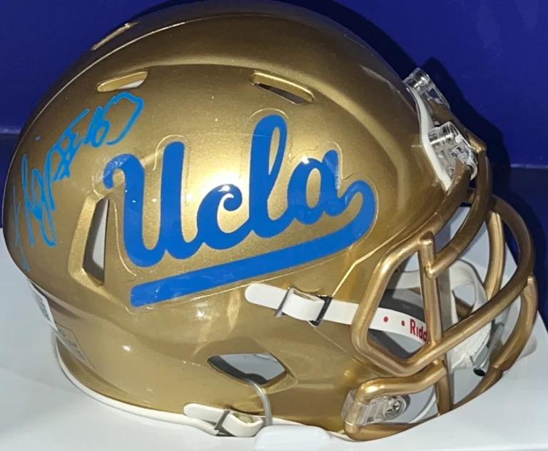 FLIPPER ANDERSON UCLA BRUINS BECKETT AUTHENTICATED SIGNED MINI