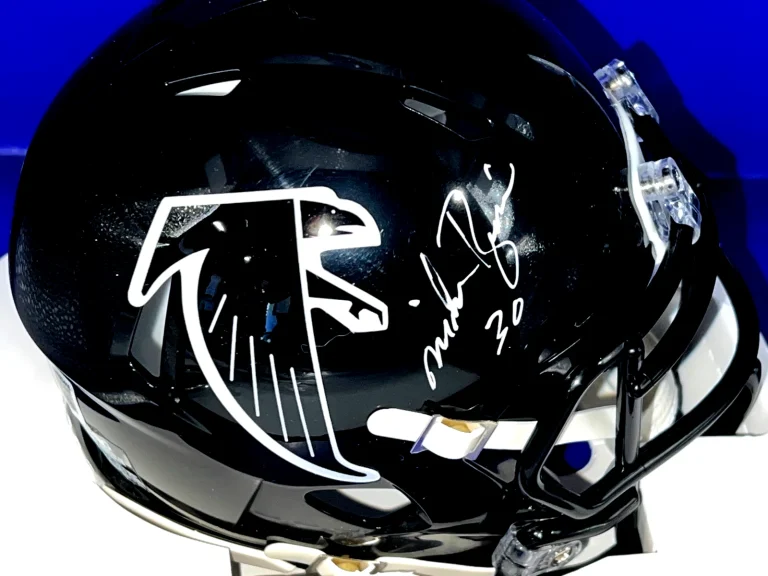 MIKE ROZIER ATLANTA FALCONS BECKETT AUTHENTICATED SIGNED MINI HELMET
