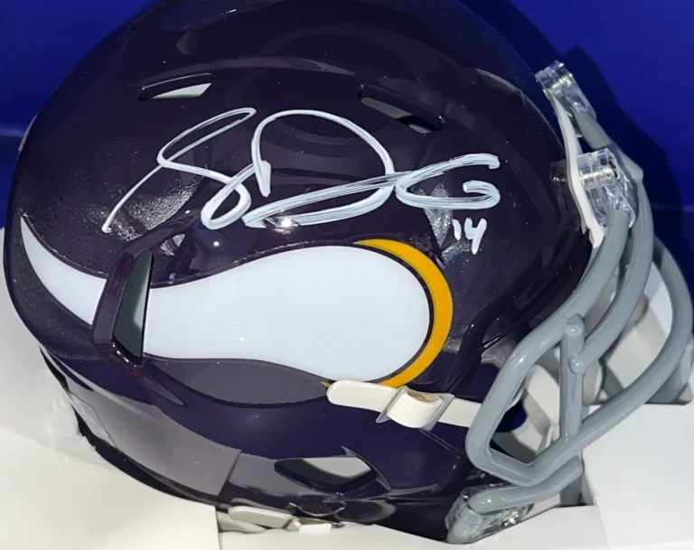 SAM DARNOLD MINNESOTA VIKINGS FANATICS SIGNED MINI HELMET