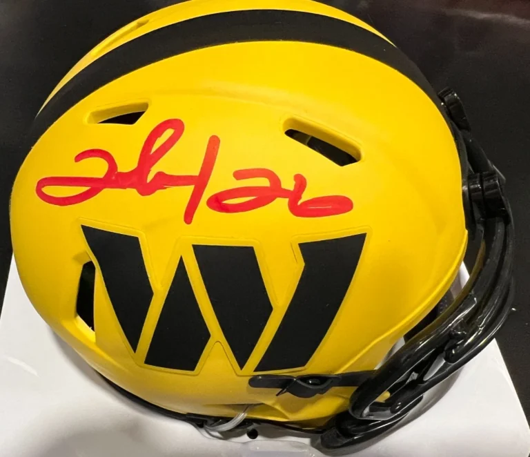 CLINTON PORTIS WASHINGTON REDSKINS JSA AUTHENTICATED SIGNED RAVE MINI HELMET