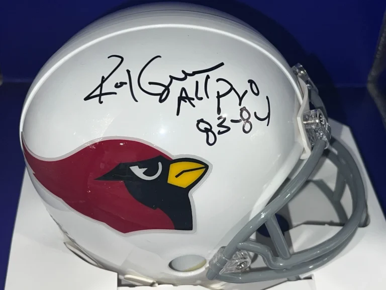 ROY GREEN  ST. LOUIS CARDINALS  ALL PRO 83-84  SIGNED RIDDELL MINI HELMET