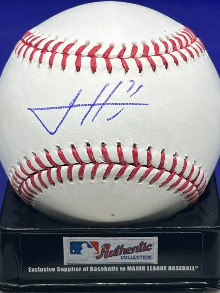 JOSH HADER HOUSTON ASTROS / MILWAUKEE BREWERS  PSA AUTHENTIC SIGNED OML BASEBALL