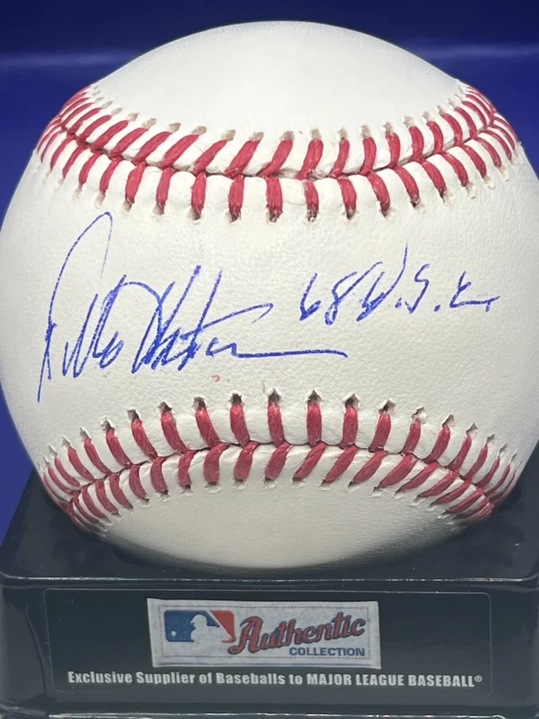 WILLIE HORTON DETROIT TIGERS 1968 WS CHAMPS SIGNED OML BASEBALL