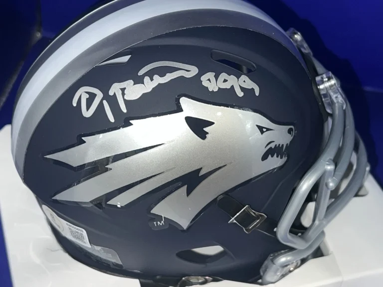 DOUG BETTERS NEVADA WOLF PACK BECKETT AUTHENTICATED  SIGNED MINI HELMET