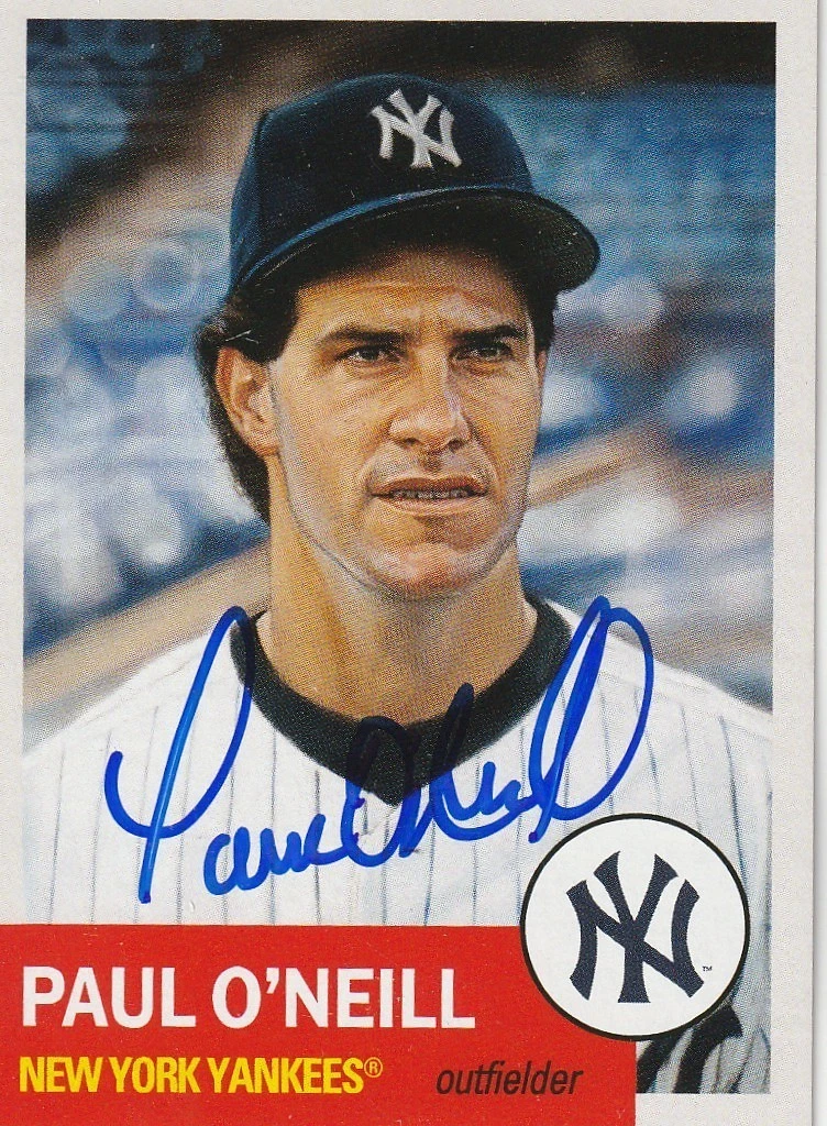 PAUL O'NEILL NEW YORK YANKEES  2026 TOPPS LIVING SIGNED CARD #899