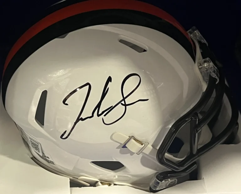 JOSH GORDON CLEVELAND BROWNS BECKETT AUTHENTICATED  SIGNED MINI HELMET