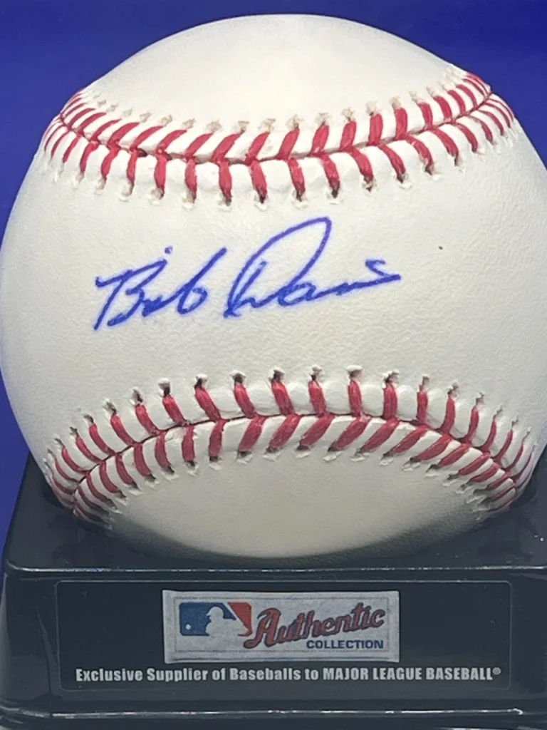 BOB DAVIS  TORONTO BLUE JAYS / CALIFORNIA ANGELS   SIGNED OML BASEBALL
