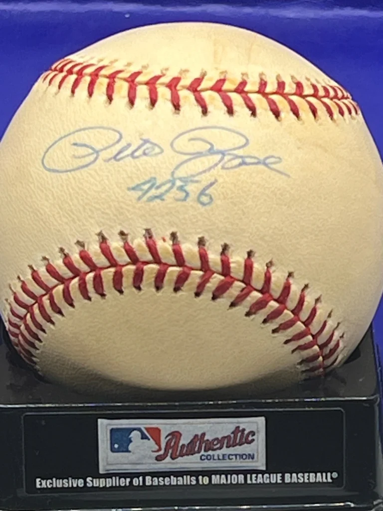 PETE ROSE CINCINNATI REDS 4256 JSA AUTHENTICATED SIGNED OML BASEBALL