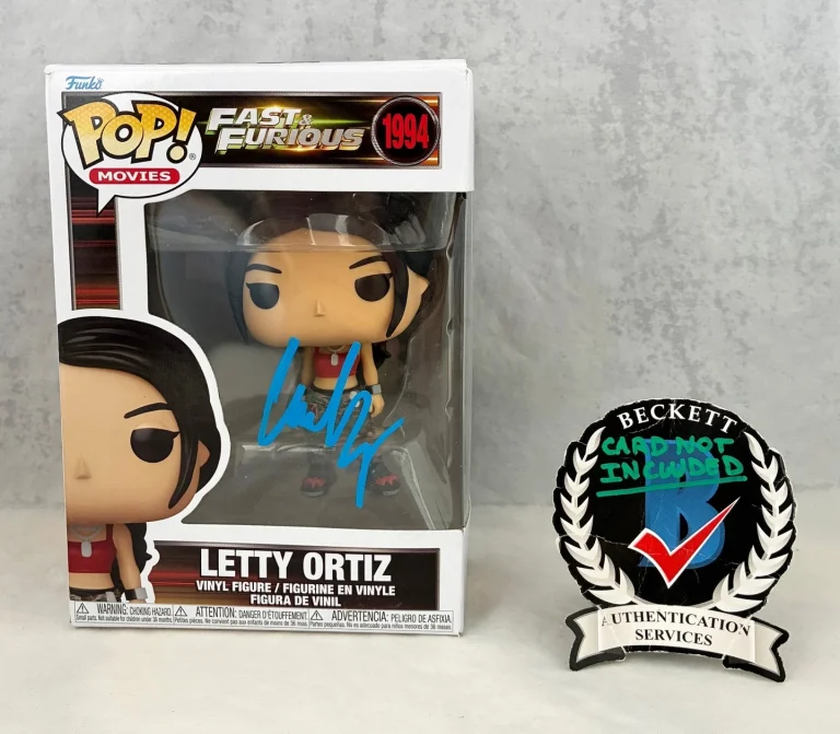 Michelle Rodriguez Signed Funko Pop Letty Beckett BAS COA