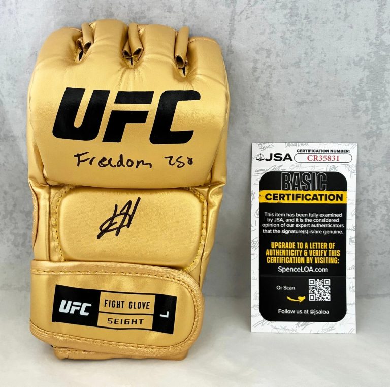 Josh Hokit Signed UFC Glove Freedom 250 JSA 1 COA
