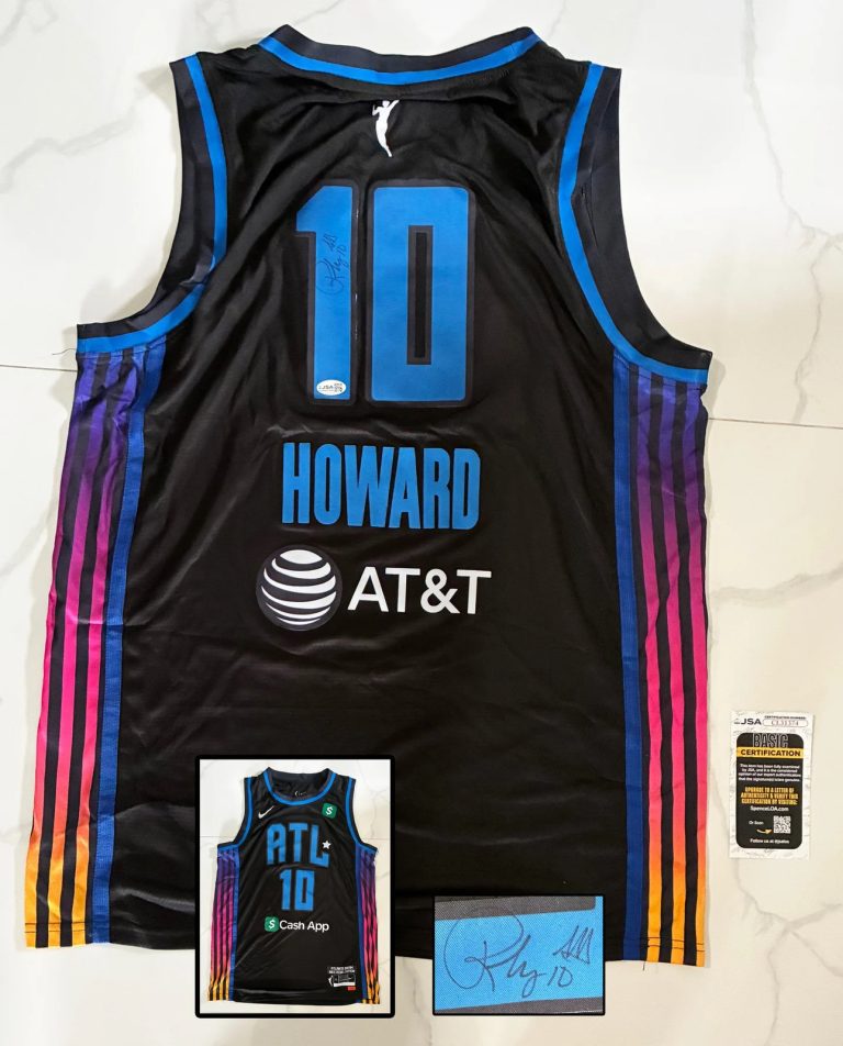 Rhyne Howard Signed Jersey WNBA Atlanta Dream JSA COA