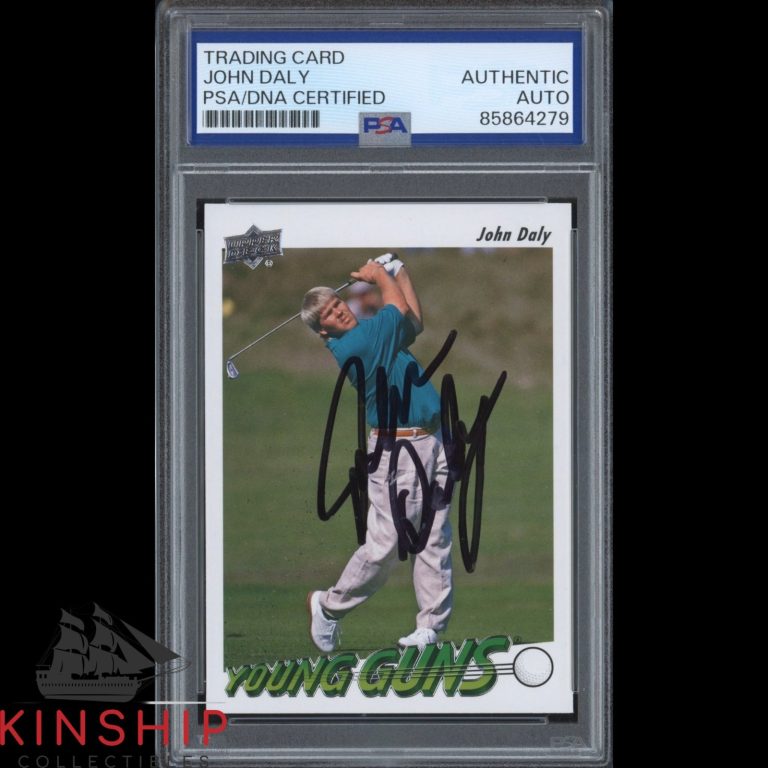 John Daly signed 2026 Upper Deck Young Guns Card PSA DNA Slab Golf Auto C6258