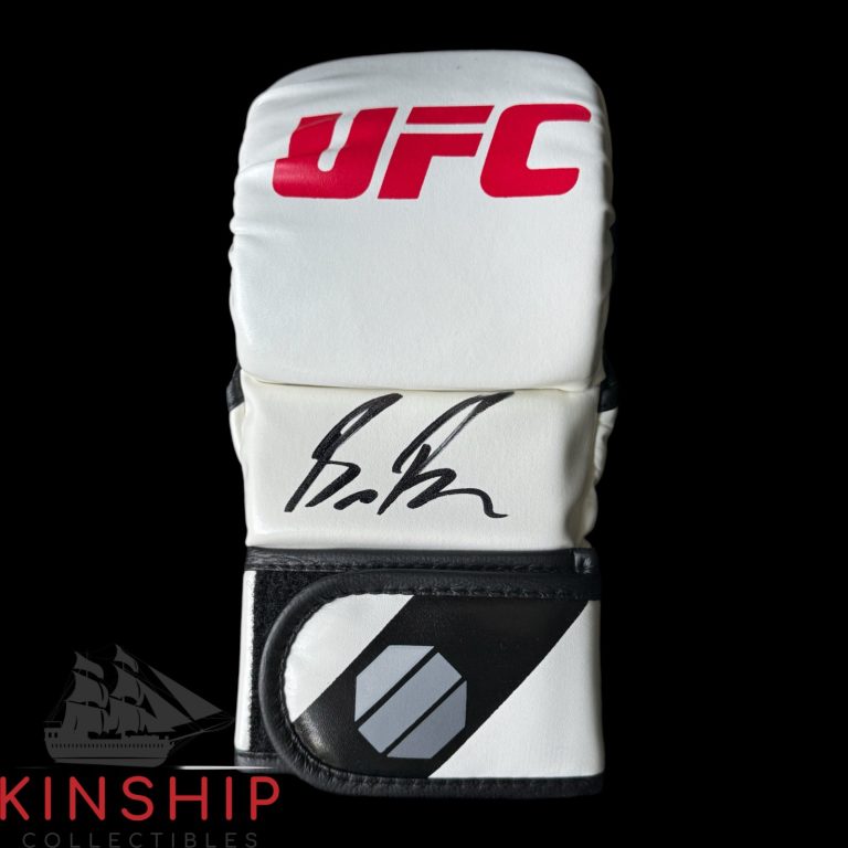 Bruce Buffer signed UFC Glove JSA COA MMA Announcer Auto Rare Z2621