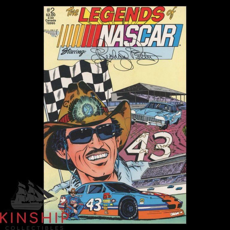 Richard Petty signed Comic Book 1990 Vortex #2 JSA COA NASCAR Auto E415