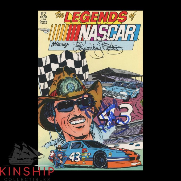 Richard Petty signed Comic Book 1990 Vortex #2 JSA COA NASCAR Auto E413