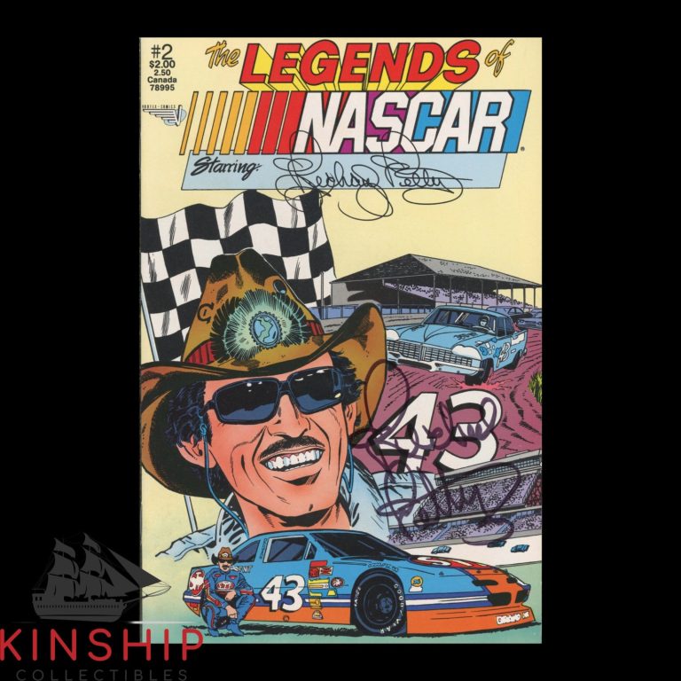 Richard Petty signed Comic Book 1990 Vortex #2 JSA COA NASCAR Auto E414