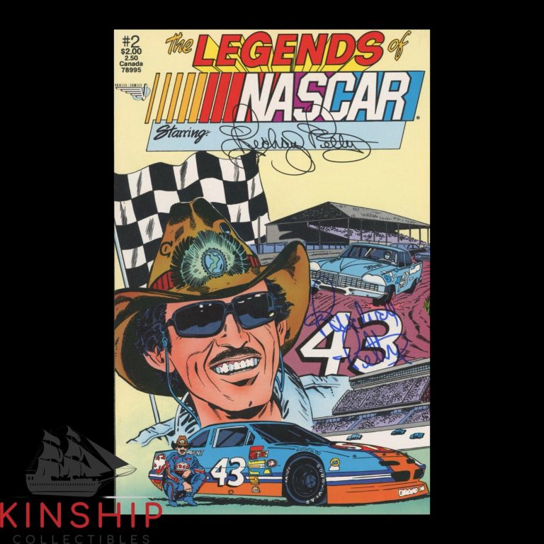 Richard Petty signed Comic Book 1990 Vortex #2 JSA COA NASCAR Auto E412