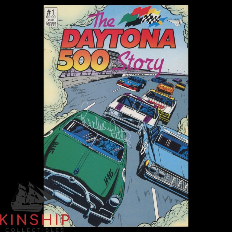 Richard Petty signed Comic Book Daytona 500 Story #1 JSA COA NASCAR Auto E409