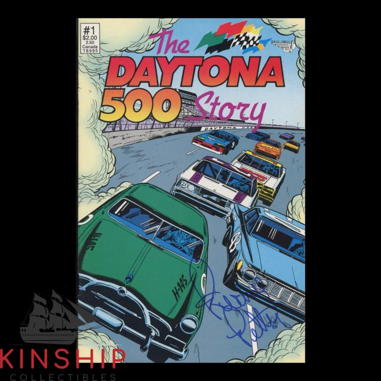 Richard Petty signed Comic Book Daytona 500 Story #1 JSA COA NASCAR Auto E408