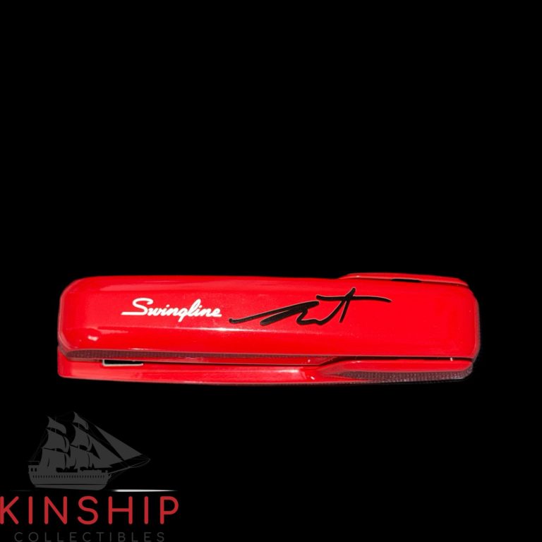 Stephen Root signed Red Stapler JSA COA Office Space Actor Auto Z2629
