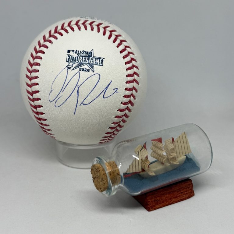 JoJo Parker signed Rawlings 2026 Futures Game Logo Baseball JSA COA Auto A4511