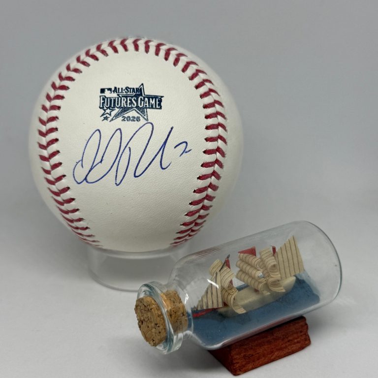 JoJo Parker signed Rawlings 2026 Futures Game Logo Baseball JSA COA Auto A4517